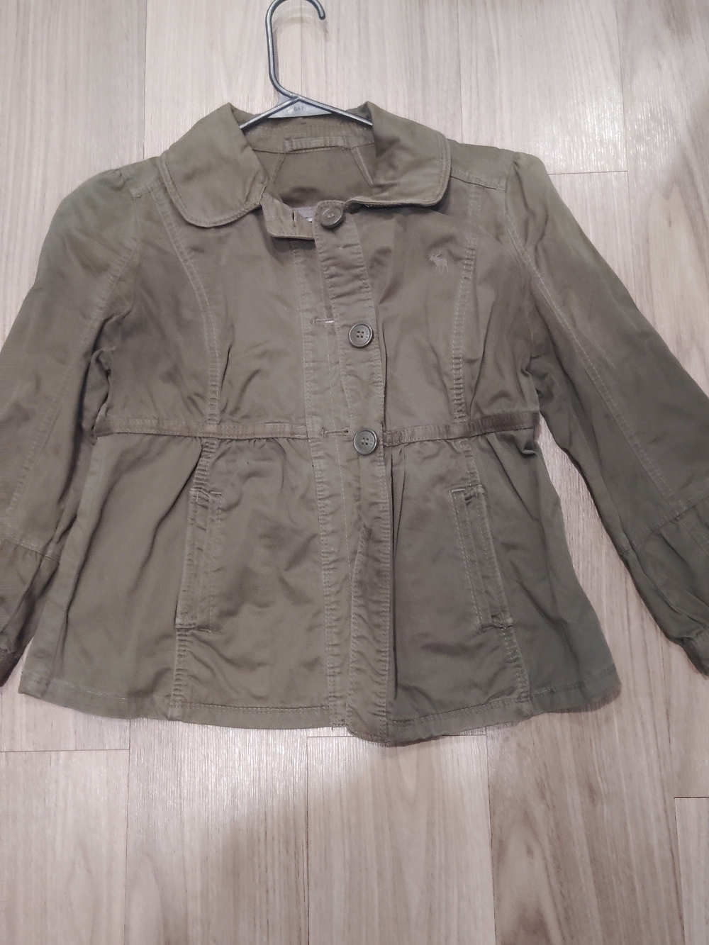 Ladies Abercrombie & FinchOlive Green Women's Button-Front Jacket